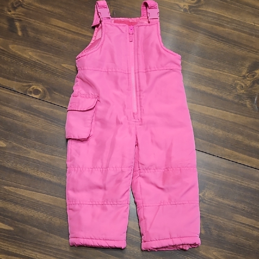 London Fog Bright Pink Kids Overalls